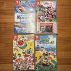 Nintendo Switch ゲームソフト4本セット