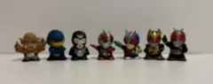 仮面ライダー 指人形　デフォルメフィギュア　 7体