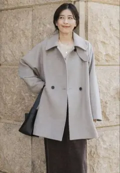 【完売品】『UR TECH』ミドル丈コート ベージュ