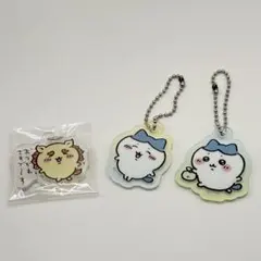 ちいかわ　アクリルキーホルダー 3個セット ハチワレとシーサー