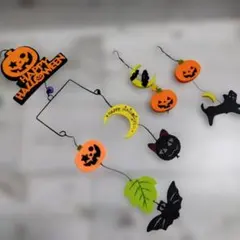 ハロウィン フェルトオーナメント 飾り付け