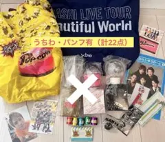嵐 コンサートグッズ22点セット（うちわ・パンフ有）