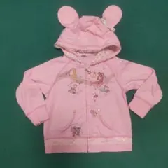 mezzo piano メゾピアノ ベリエちゃん ピンクパーカー サイズ100