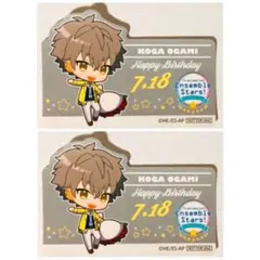 新品★あんスタ★アニカフェ★大神晃牙★バースデーステッカー★2枚セット