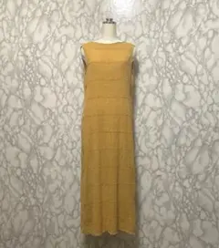 美品　Pheeta. デザインノースリーブワンピース　インドコットンのサムネイル