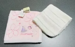 ジルスチュアート　ハンドタオル　ハンカチ　バック　ドレス　刺繍　ラメ　新品未使用