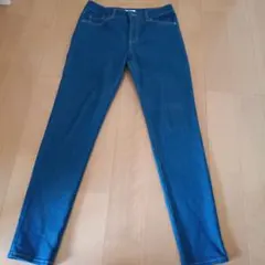 CINEMA CLUB スキニーデニム M 青