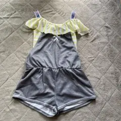 フリル付きオフショルダー水着 160cm 女子
