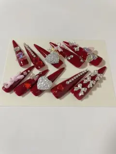 痛ネイルチップ ゴテゴテ ギャル 地雷系