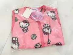 ハローキティ スリーパー フリース ベスト パジャマ キッズ 100 ピンク