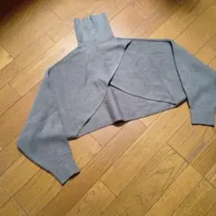 GU タートルネック ニット ボレロ グレー XXL