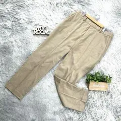 良品 UNIQLO スラックス XL ベージュ シンプル デザイン レディース