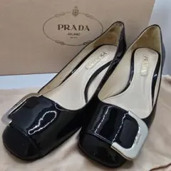 美品 PRADA プラダ パテント パンプス 36 箱付のサムネイル