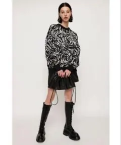 SLY SWIRL PATTERN KNIT トップス ニットのサムネイル