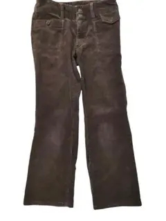 ブラウン コーデュロイパンツ