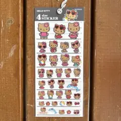 日焼けキティ　4サイズステッカー　サンリオ　日本限定　正規品
