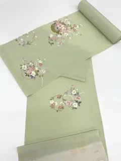 付け下げ 作家物 落款入 手描 浜ちりめん 正絹 反物 T9611 付け下げ 作家物 落款入 手描 浜ちりめん 正絹 反物 T9611 - メルカリ