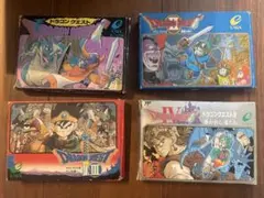 【ファミコン】ドラゴンクエスト 1 2 3 4 セット　(１攻略本付き)