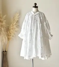 No.T2516ハンドメイド女の子可愛い刺繍レースワンピース