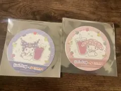 マイメロディ　クロミ　果汁工房果林コースター