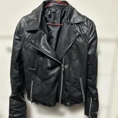 H&M ライダースジャケット ブラック