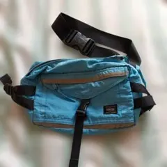 【値引き】PORTERポーター ウエストポーチ 青