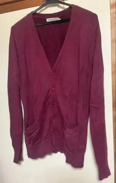 ワインレッドカーディガン スクール JK