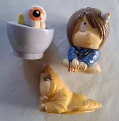 ゲゲゲの鬼太郎 目玉おやじ ねずみ男 レトロ フィギュア セット - メルカリ