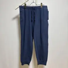 ユニクロUNIQLOスウェットイージーパンツ（X L）ネイビー系