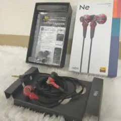 ​【美品・付属品完備】radius HP-NHR21 レッド ハイレゾイヤホンのサムネイル