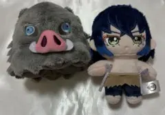 鬼滅の刃 いつぬい いつぬいふぃっくす ぬいぐるみ 嘴平伊之助