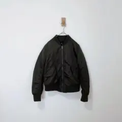 UNIQLO ユニクロ　MA-1 ブルゾン カーキ　ミリタリージャケット