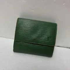 ルイヴィトン エピ　エリーズ　グリーン　緑　財布