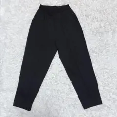 ユーアールエス ブラック テーパード パンツ M ストレッチ きれいめ 春夏