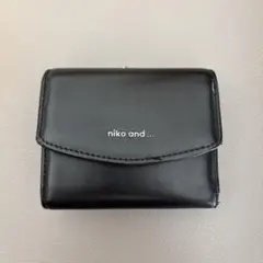 niko and ... ブラック 三つ折り財布