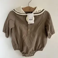新品タグ付き　tete a tete セーラー ロンパース　70