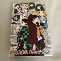 鬼滅の刃　22巻同伴版　缶バッジセット