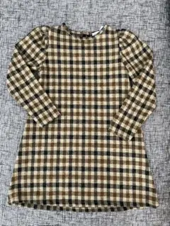 ZARA キッズ用 チェック ワンピース