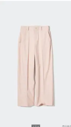 UNIQLO　ピンク ワイドチノパンツ レディースM