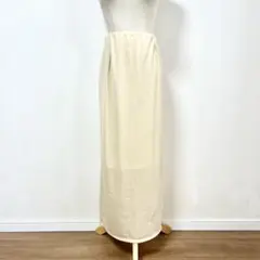 ルノンキュール✨ラメＩラインロングスカート【Ｆ】サイドスリット　ストレッチ