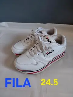 FILA オービットストライプ 厚底　スニーカー24.5　 F5168-0125のサムネイル