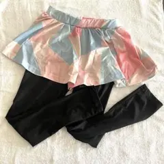 女の子用水着 スカートレギンス