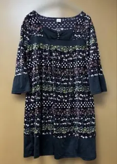 axes femmeアクシーズファム　チュニック　ベロア　マタニティ