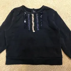 BURBERRY　バーバリーロンドン　トレーナー　長袖　ネイビー　80