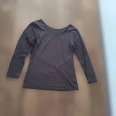 UNIQLO HEATTECH 長袖 インナーシャツ ブラウン Lサイズ
