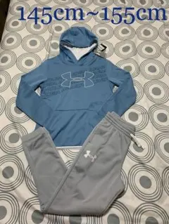 [新品] アンダーアーマー ジュニア セットアップ (裏起毛)