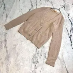 スナイデル　長袖ニットカーディガン　前開き　Ｖネック　シンプル　羽織り