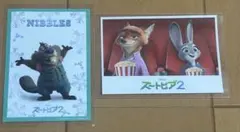 ズートピア2 ズートピアシアター ステッカー　二ブルズ