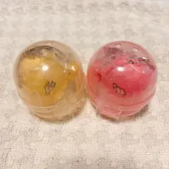 ピングー　シリコンがま口　コインケース　セット（ピンク・イエロー）