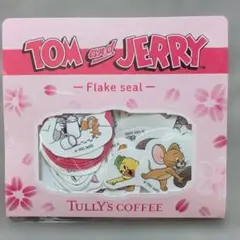 TULLY'S COFFEE Tom and Jerry フレークシールのサムネイル